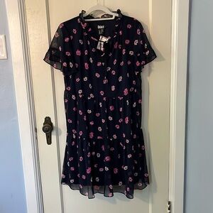 Women’s DKNY floral tier dress size 10